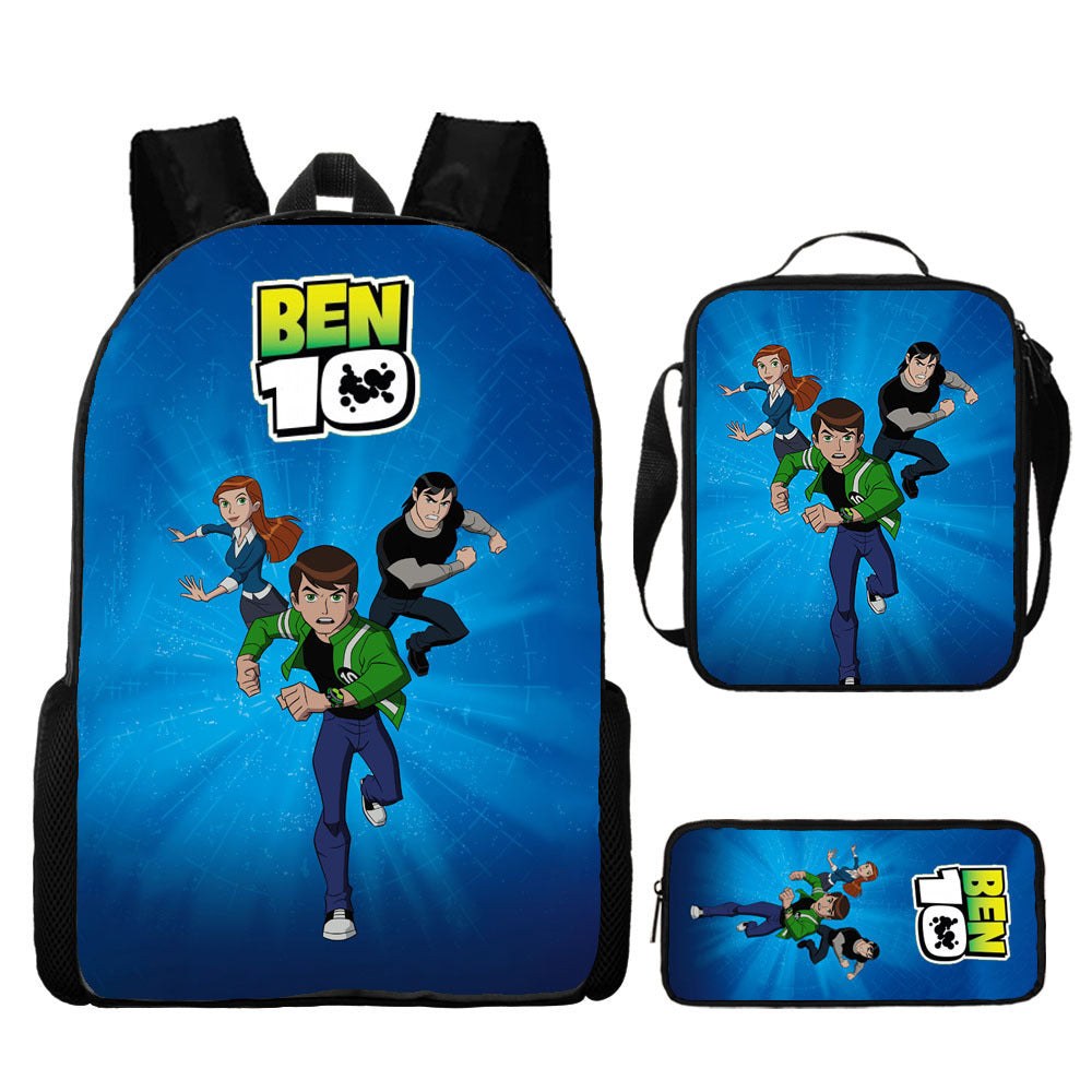 Ben 10 Children's Backpack Three-Piece Set