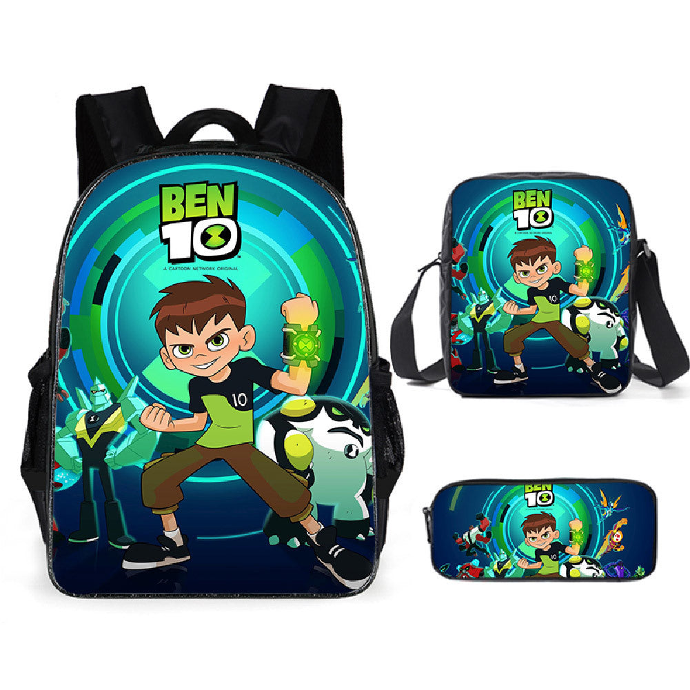 Ben 10 Children's Backpack Three-Piece Set