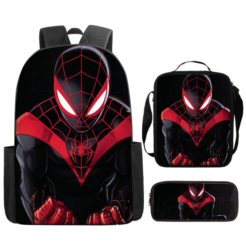 Spider Man Children's Backpack Three-Piece Set