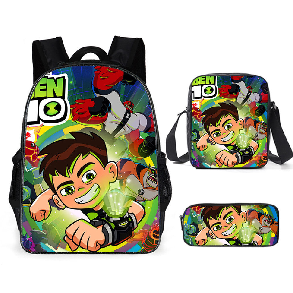 Ben 10 Children's Backpack Three-Piece Set