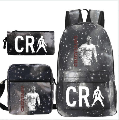 CR7C Children's Backpack Three-Piece Set