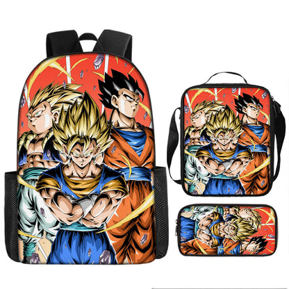 Dragon Ball Children's Backpack Three-Piece Set