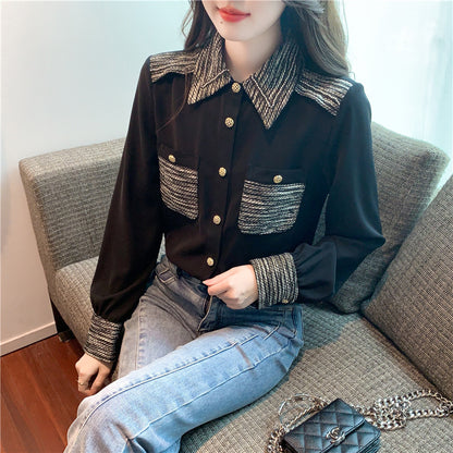 Women's French Style Chiffon Blouse