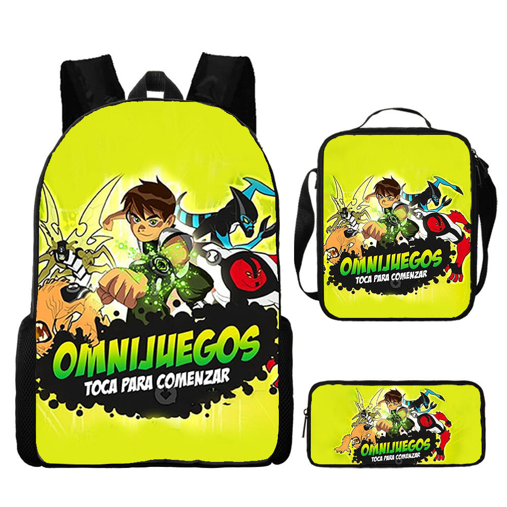 Ben 10 Children's Backpack Three-Piece Set