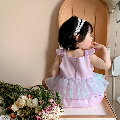 Baby Girl Princess Onesie Dress