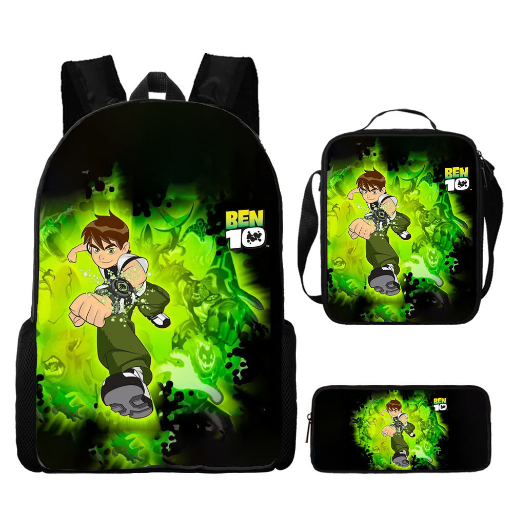 Ben 10 Children's Backpack Three-Piece Set