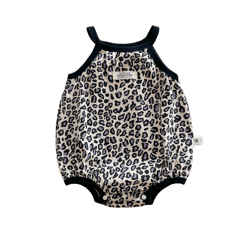 Baby Girl Leopard Print Onesie
