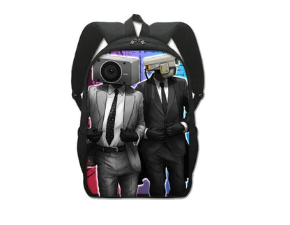 Skibidi Toilet Titan ClockMan TV Man Children's Backpack