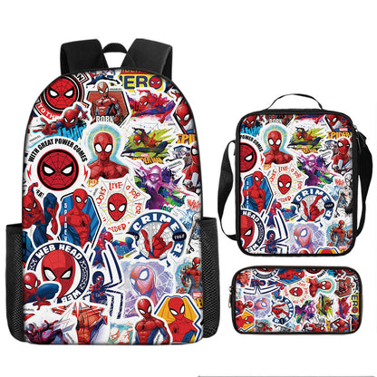 Spider-Man Children's Backpack Three-Piece Set
