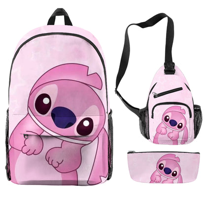 Stitch Children's Backpack Three-Piece Set