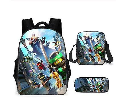 Ninjago Children's Backpack Three-Piece Set