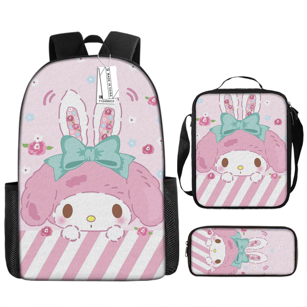 Hello Kitty Children's Backpack Three-Piece Set