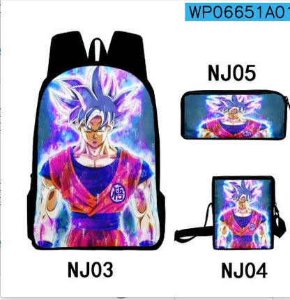 Dragon Ball Children's Backpack Three-Piece Set