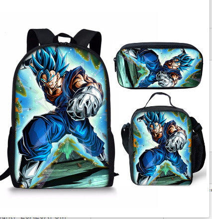 Dragon Ball Children's Backpack Three-Piece Set