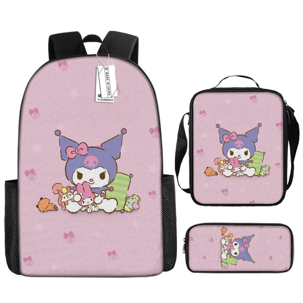 Hello Kitty Children's Backpack Three-Piece Set