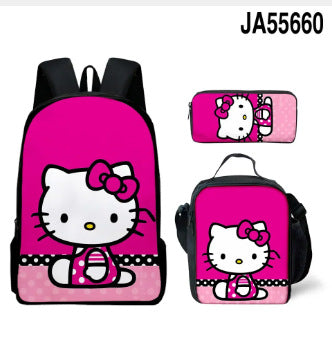 Hello Kitty Children's Backpack Three-Piece Set