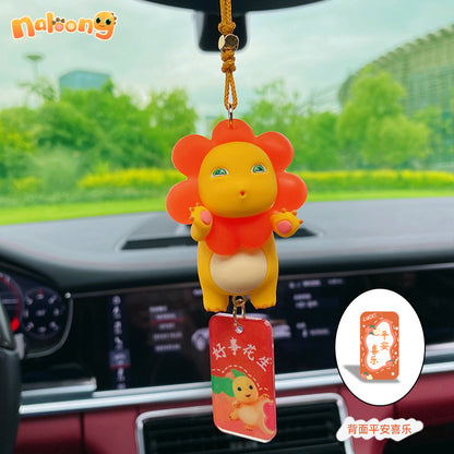 Cute Milk Dragon Car Hanging Car Accessories Car Accessories Creative Interior Decoration Products Rear View Mirror Pendant Accessories Wholesale