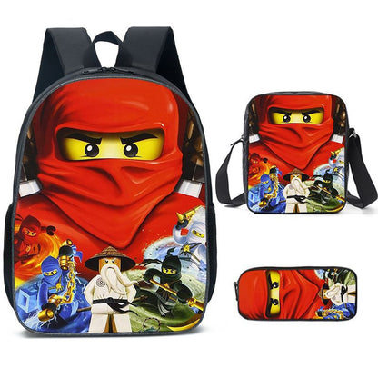 Ninjago Children's Backpack Three-Piece Set