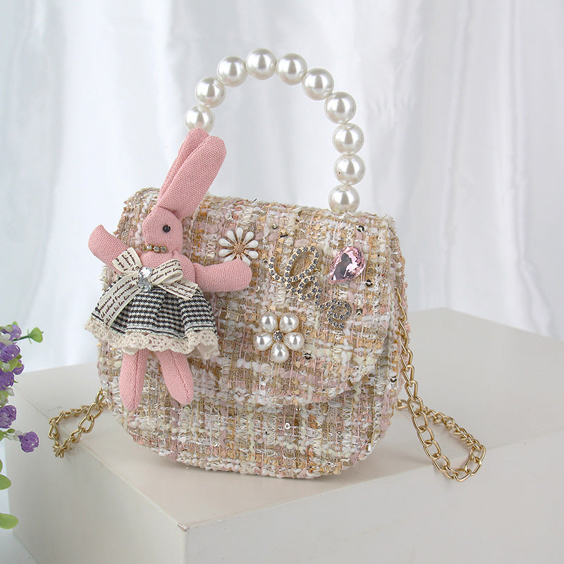 Bunny Faux Pearl Mini Cross-Body Bag