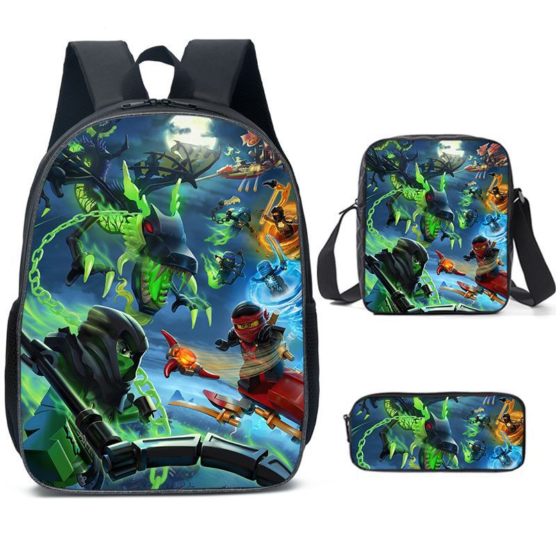 Ninjago Children's Backpack Three-Piece Set