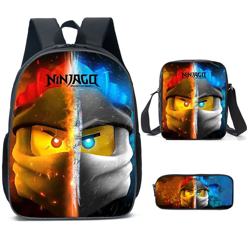 Ninjago Children's Backpack Three-Piece Set