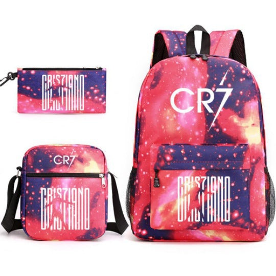 CR7C Children's Backpack Three-Piece Set