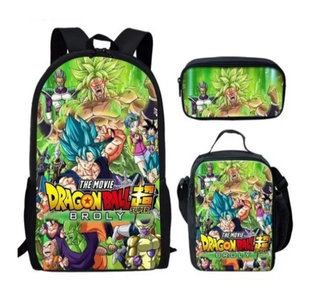 Dragon Ball Children's Backpack Three-Piece Set