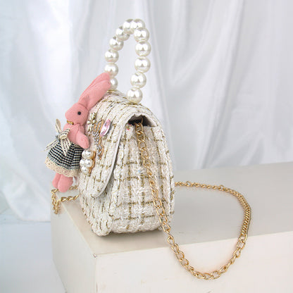 Bunny Faux Pearl Mini Cross-Body Bag