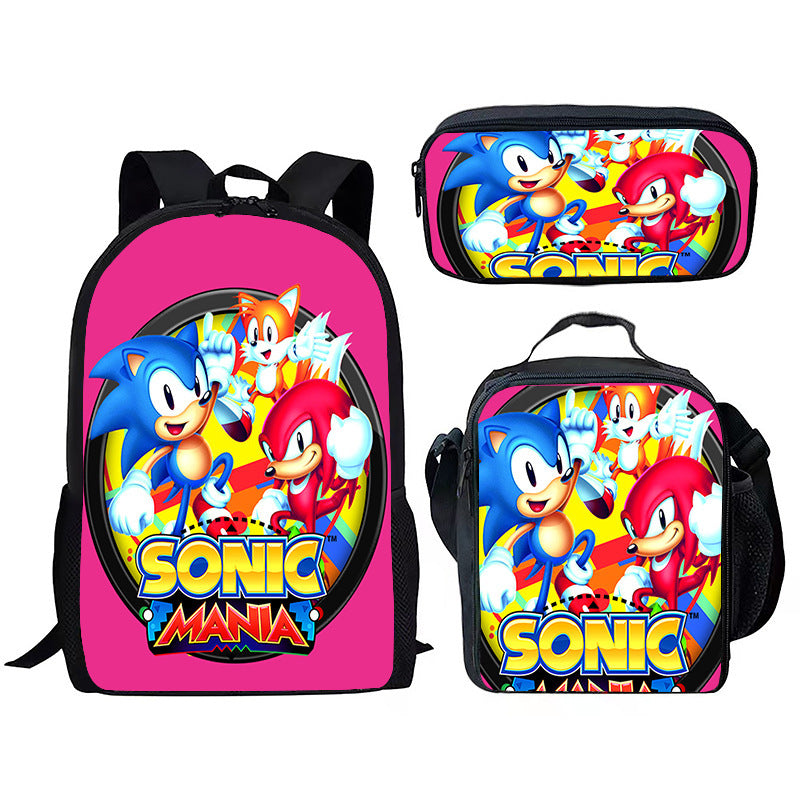 SONIC Children's Backpack Three-Piece Set