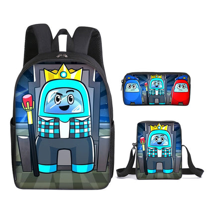 Among Us Children's Backpack Three-Piece Set