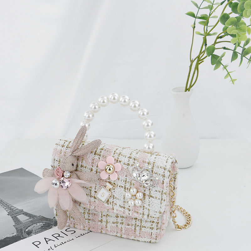 Bunny Faux Pearl Mini Cross-Body Bag