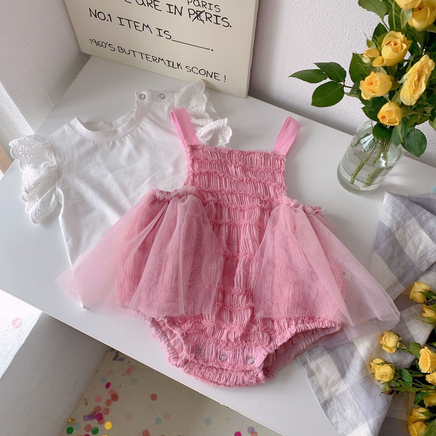 Baby Girl Tulle Two-Piece Set