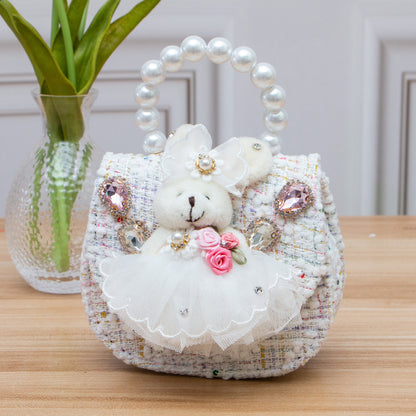 Bunny Faux Pearl Mini Cross-Body Bag