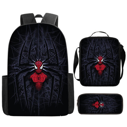 Spider Man Children's Backpack Three-Piece Set