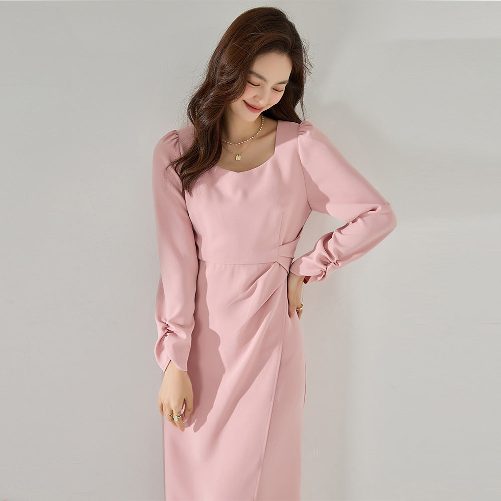 Graceful Romance Bow-Tie Midi Dress