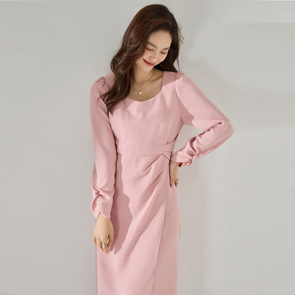 Graceful Romance Bow-Tie Midi Dress