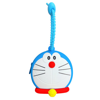 Doraemon Zero Wallet Keychain Female Cute Creative Exquisite Dingdang Cat Earphone Bag Pendant