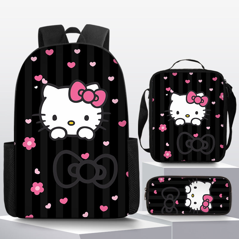 Hello Kitty Children's Backpack Three-Piece Set