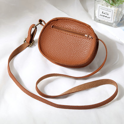 Korean Style PU Leather Little Bear Cross-Body Bag