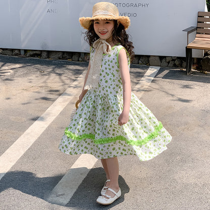 Girls' Korean Style Floral Beach Dress | Girls Dresses Online Singapore SUNJIMISE Singapore Girls' Korean Style Floral Beach Dress | Girls Dresses Online Singapore SUNJIMISE Singapore