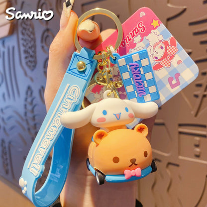 Sanrio Camera Keychain Exquisite Melody Big Ear Dog Keychain Kulomi Backpack Pendant