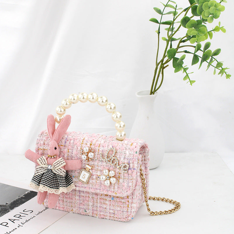 Bunny Faux Pearl Mini Cross-Body Bag