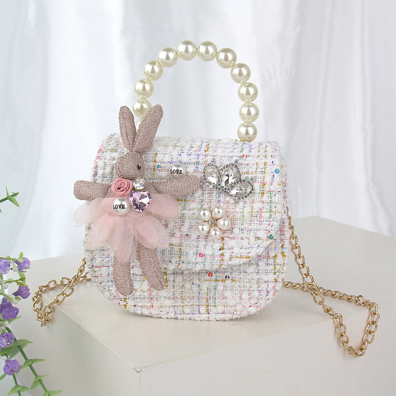 Bunny Faux Pearl Mini Cross-Body Bag