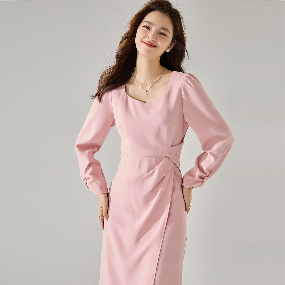 Graceful Romance Bow-Tie Midi Dress