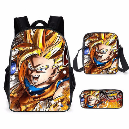 Dragon Ball Children's Backpack Three-Piece Set