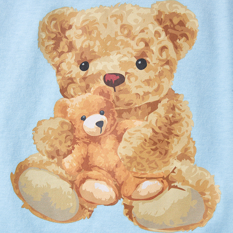 Boys' Bear Short-Sleeve Cotton T-Shirt