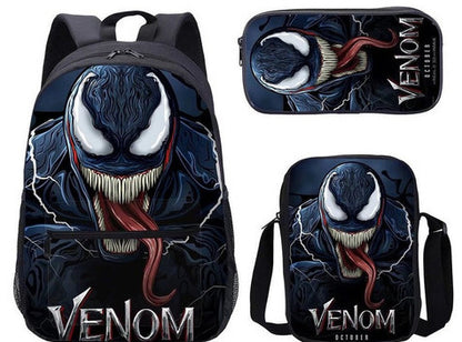 Spider Man Children's Backpack Three-Piece Set