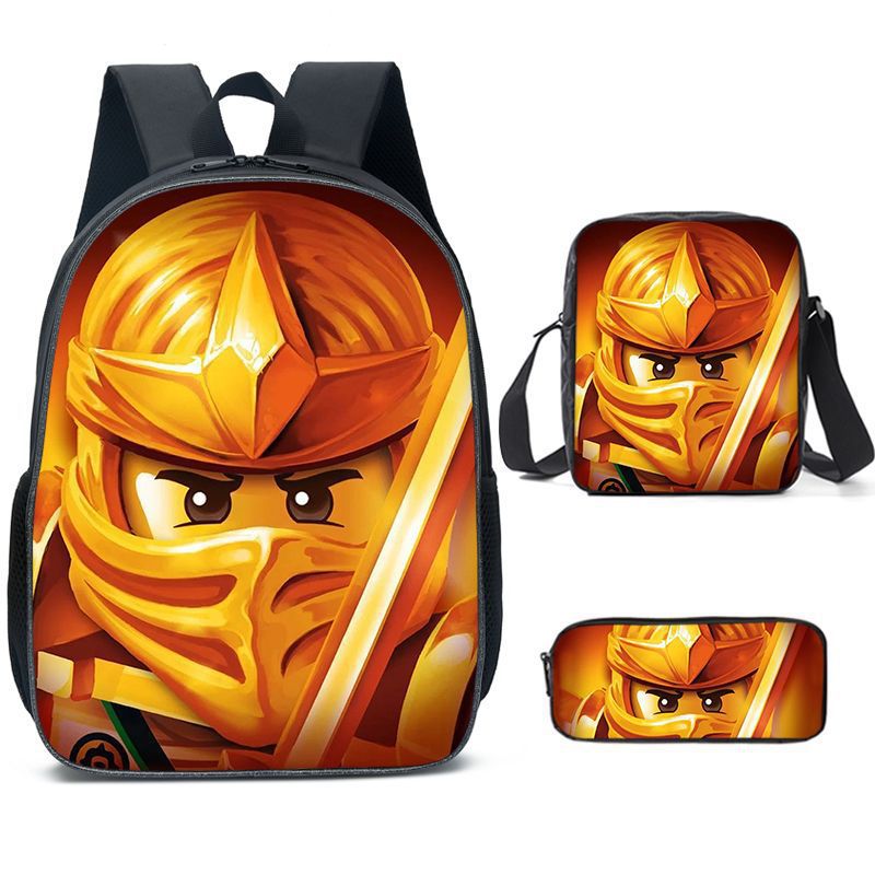 Ninjago Children's Backpack Three-Piece Set