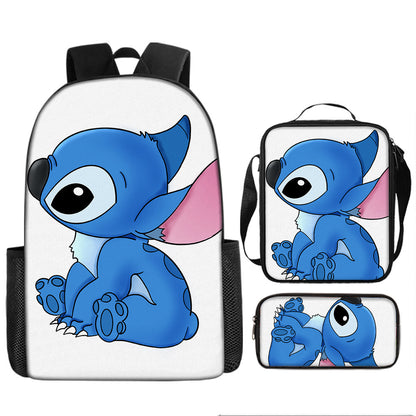 Stitch Children's Backpack Three-Piece Set