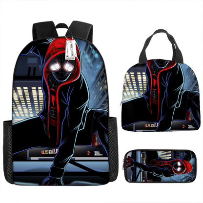 Spider Man Children's Backpack Three-Piece Set